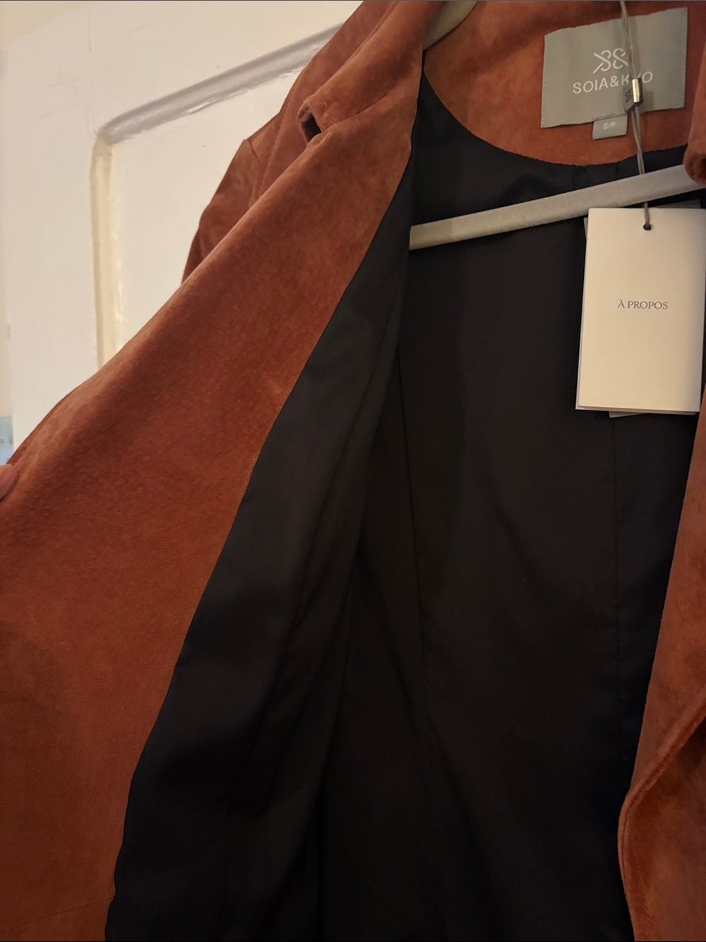 SOIA & KYO SUÈDE « CARA » Coat - Picture 5 of 10